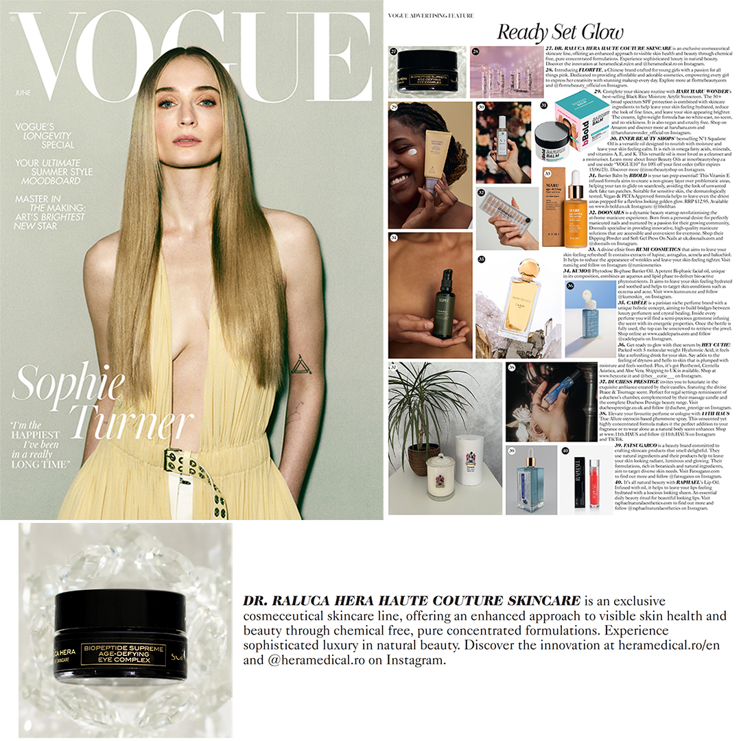 Apariție în numărul Vogue britanic din Iunie 2024